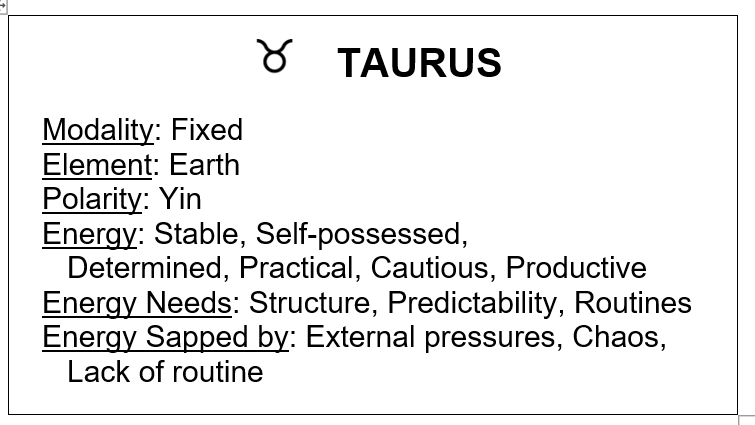 TAURUS RISING – Feng Shui for your Rising Sign